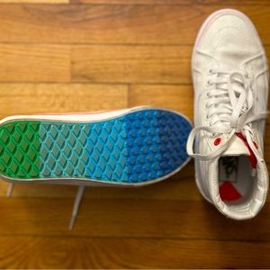 Hadley & Bennett x Vans - white high top sneakers